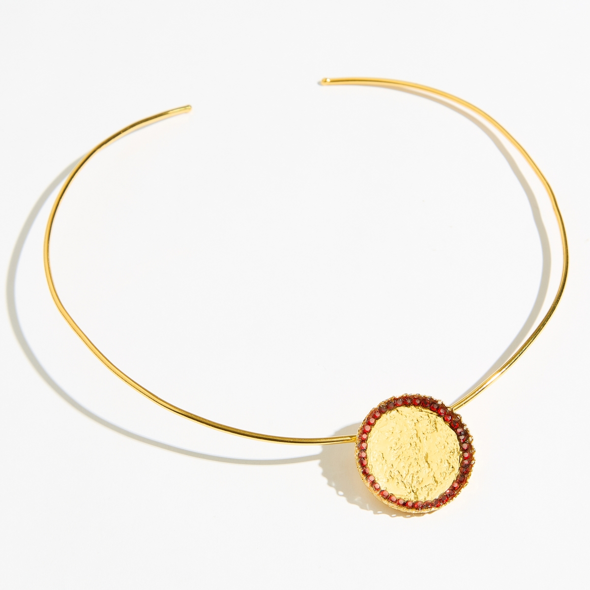 Alternative view of 5507A Helios statement necklace Red