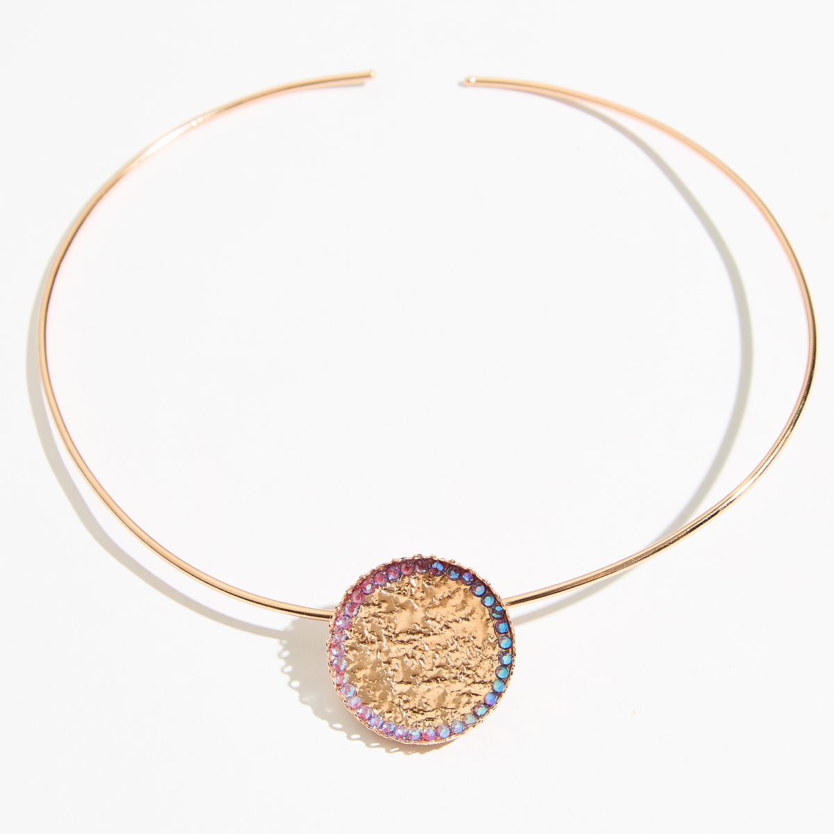 Alternative view of 5507A Helios statement necklace Purple