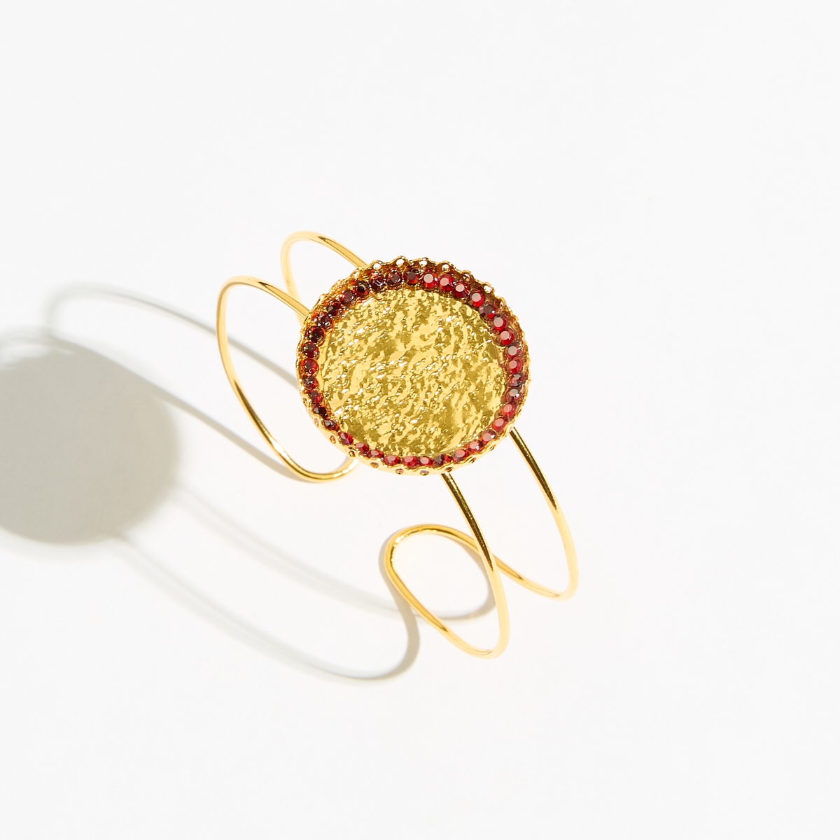 Alternative view of 5507E Helios bangle Red