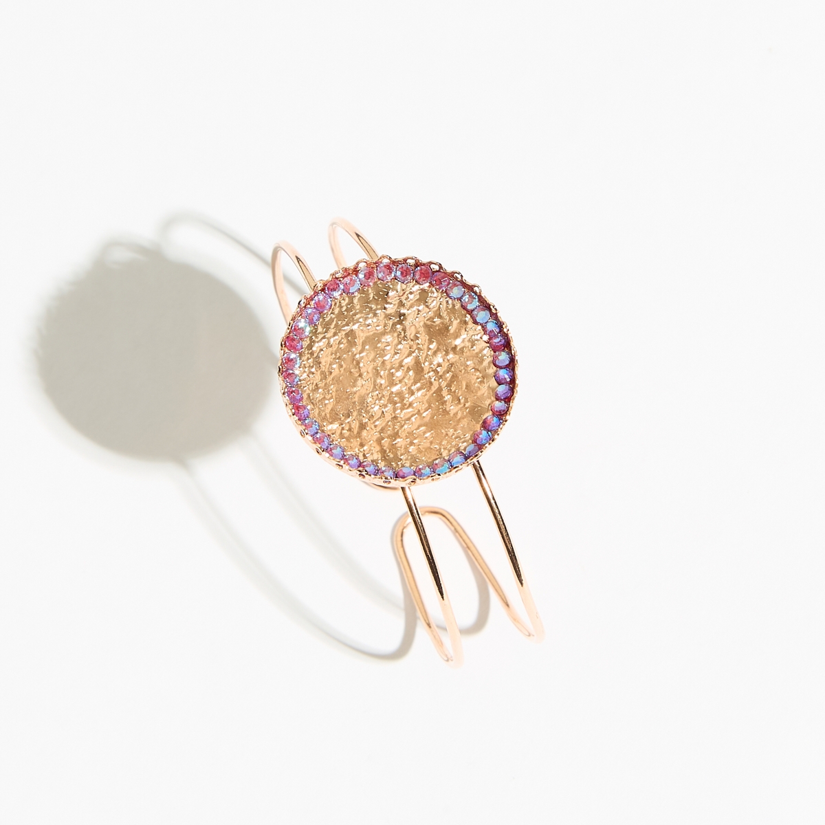 Alternative view of 5507E Helios bangle Purple