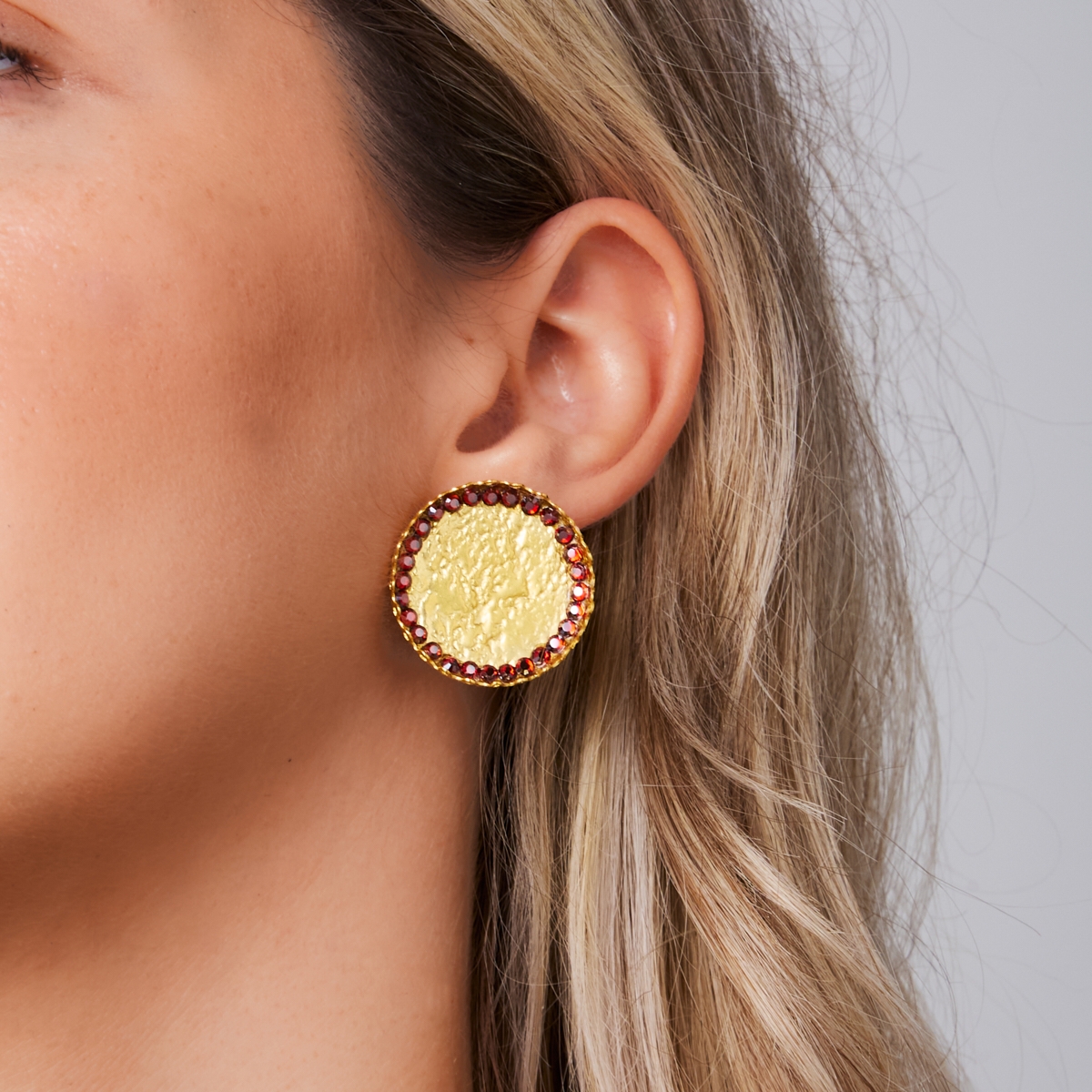 Alternative view of 5507F Helios earrings Green