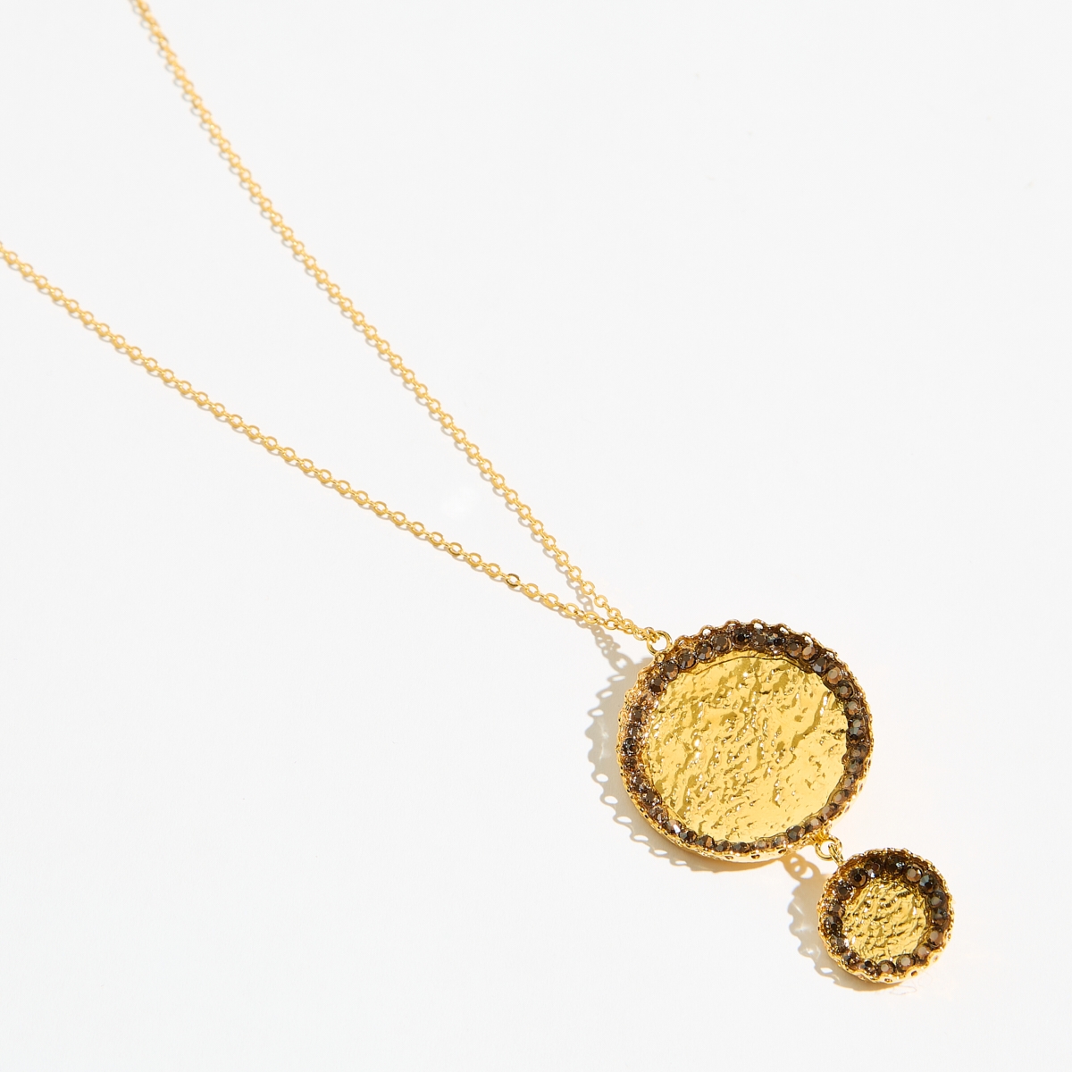Alternative view of 5508A Colorful helios pendant Καφέ