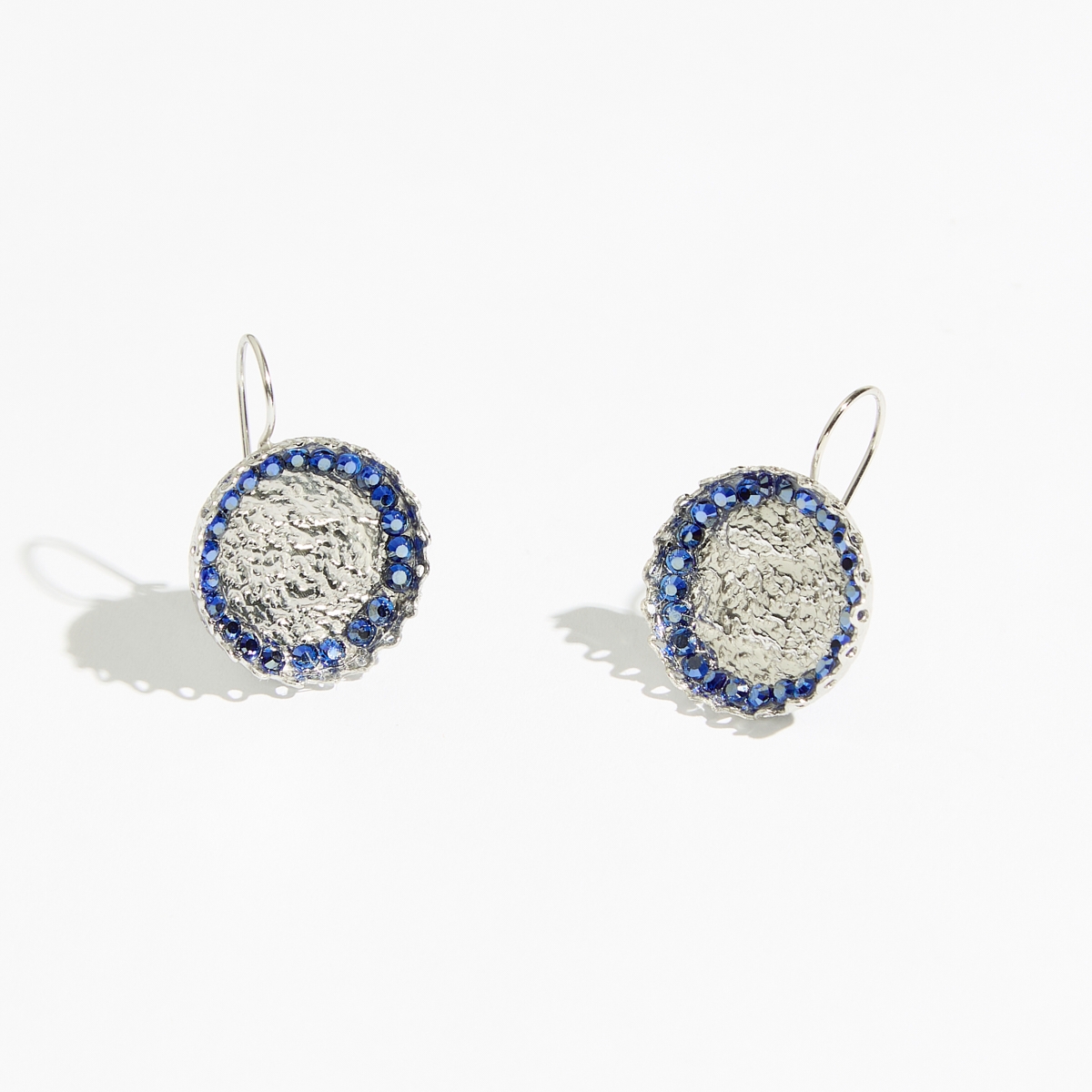 Alternative view of 5509F Colorful helios earrings Blue
