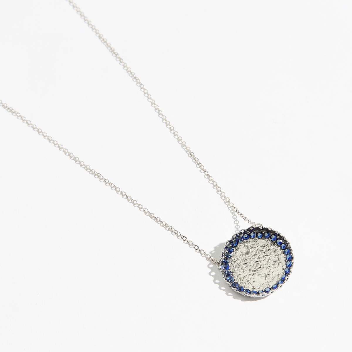Alternative view of 5509A Colorful helios short necklace Μπλε