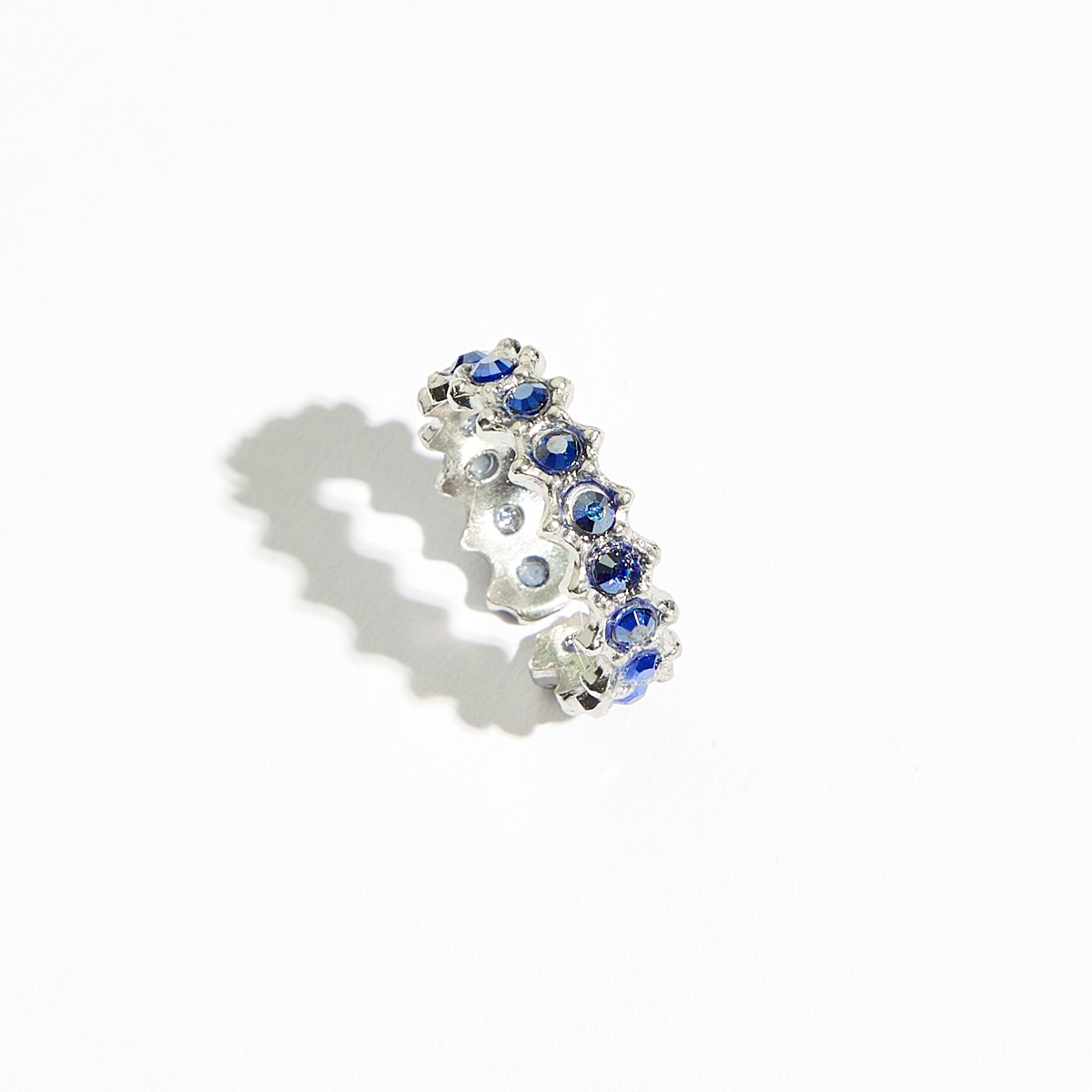 Alternative view of 5509D Crystal's dance ring Μπλε