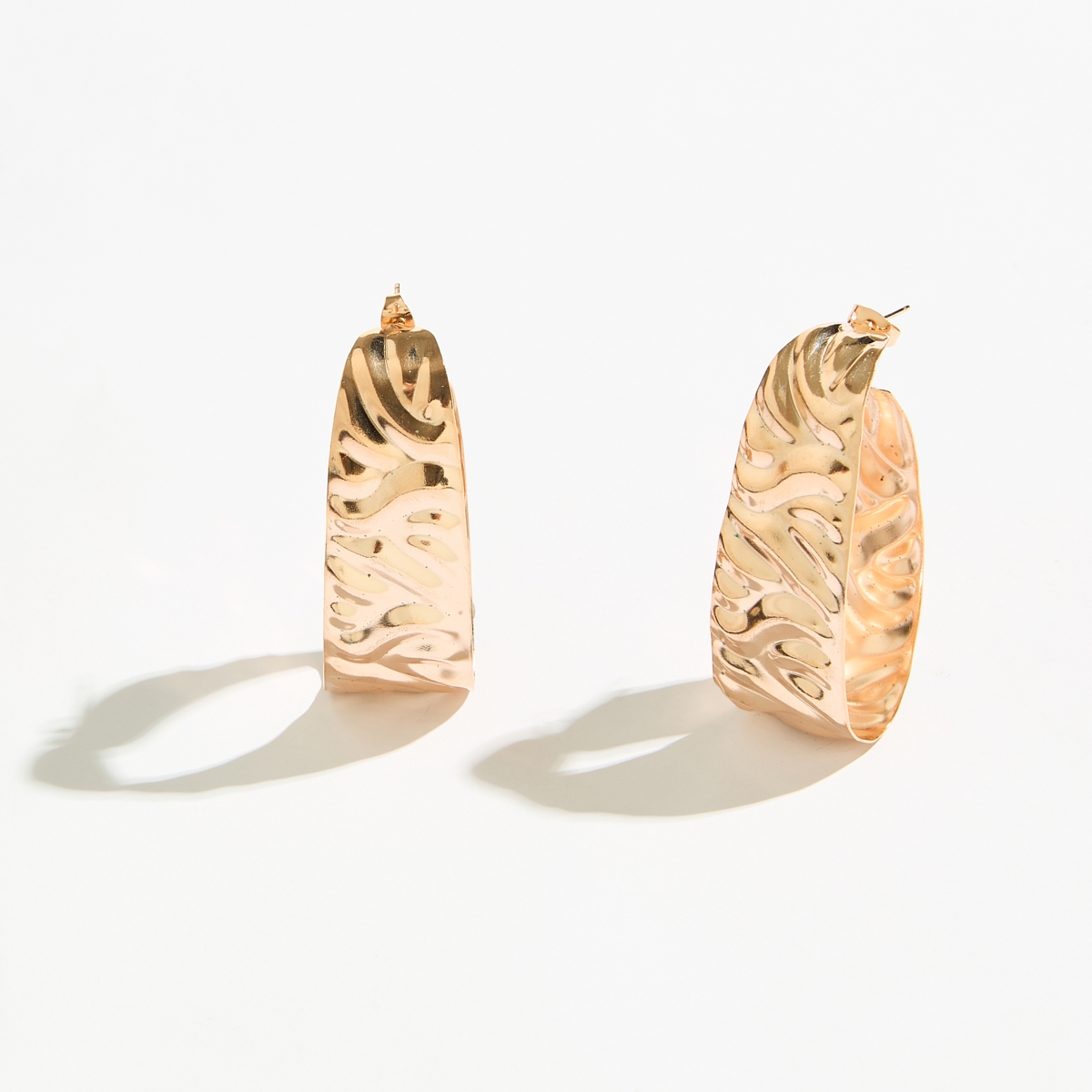 5510F Dunes earrings Catherine bijoux Ροζ χρυσό