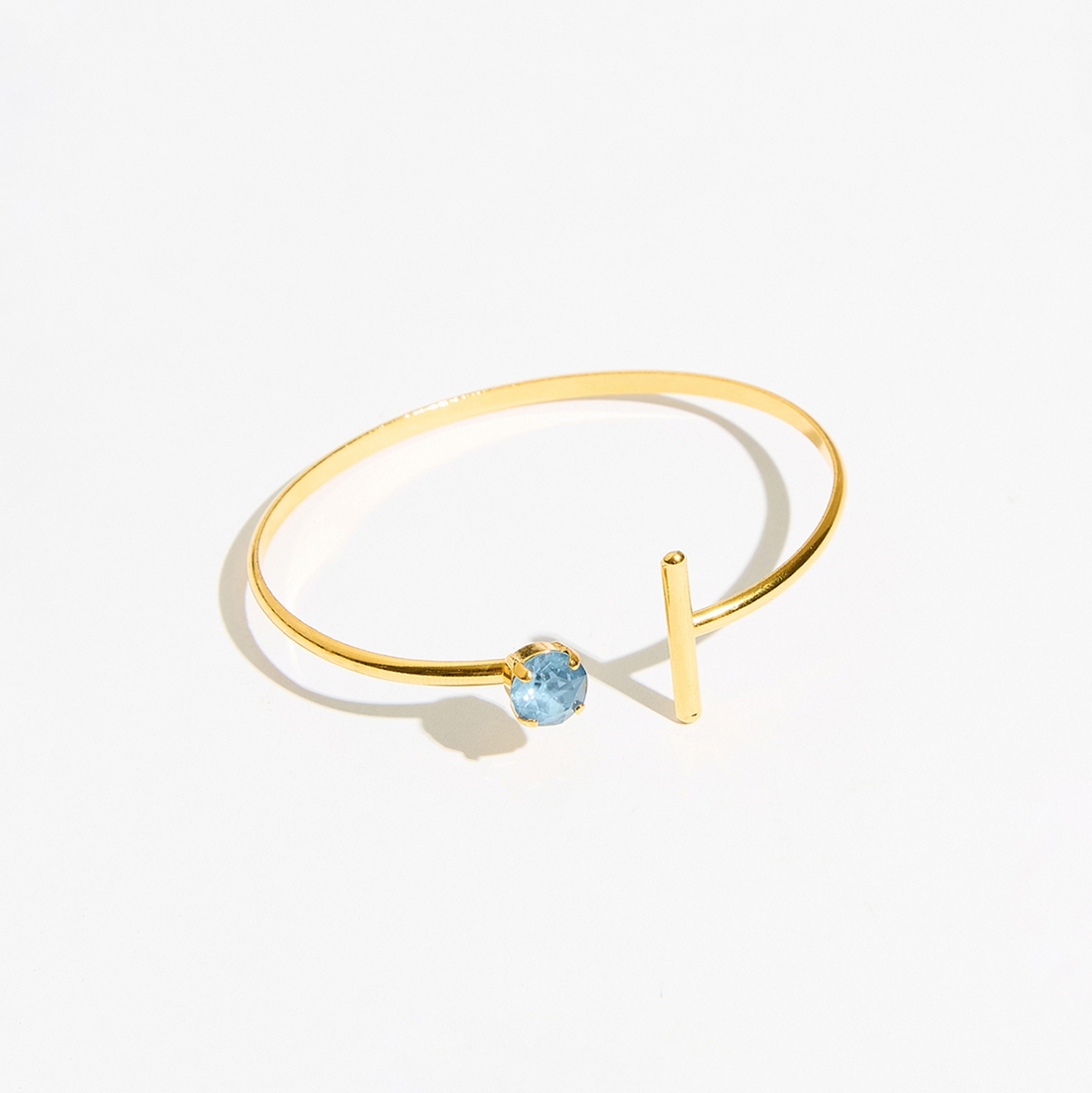 Alternative view of 5533E Colorful frame bracelet Μπλε