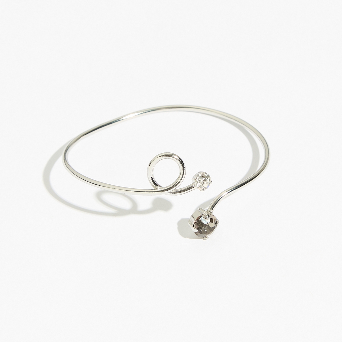 Alternative view of 5559E Luna twist small bangle Γκρι
