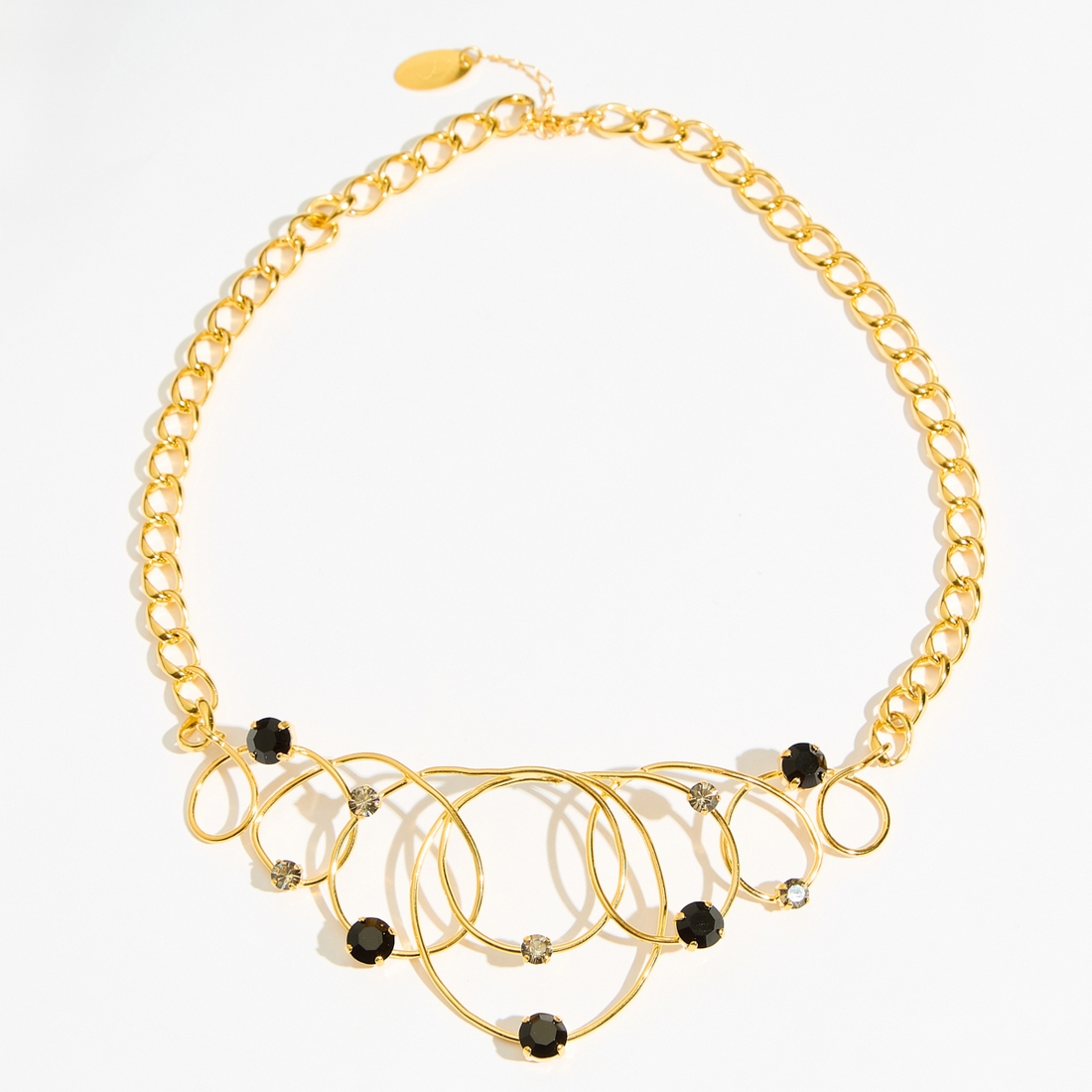 Alternative view of 5560A Luna twist pendant Black