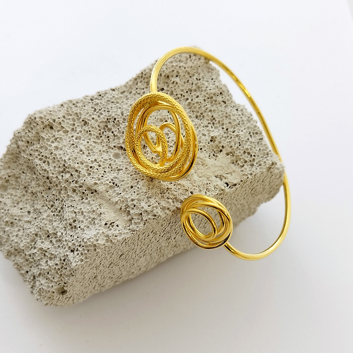 Alternative view of 5607E Eternal loop bracelet Χρυσό