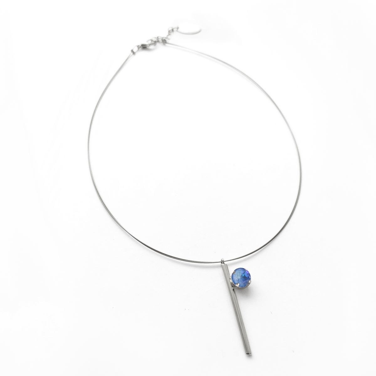 5533A Colorful frame necklace Catherine bijoux Σιέλ