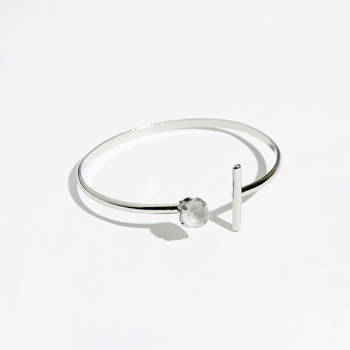 Alternative view of 5533E Colorful frame bracelet Catherine bijoux Silver