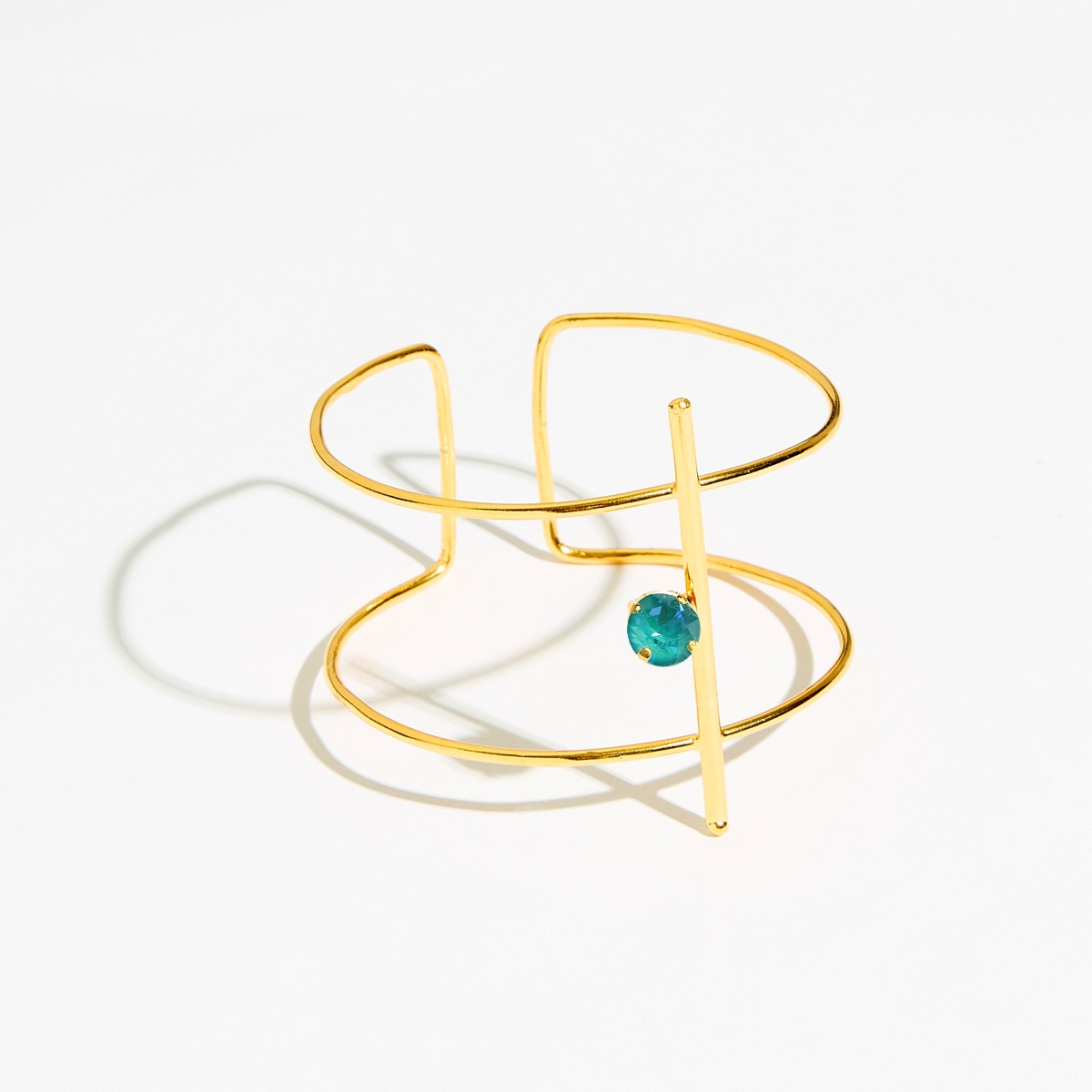 5534E Colorful frame bangle Catherine bijoux Light