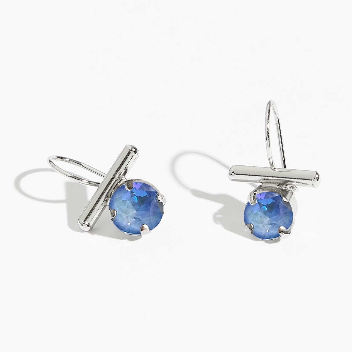 Alternative view of 5535F Colorful frame simple earrings Catherine bijoux Light