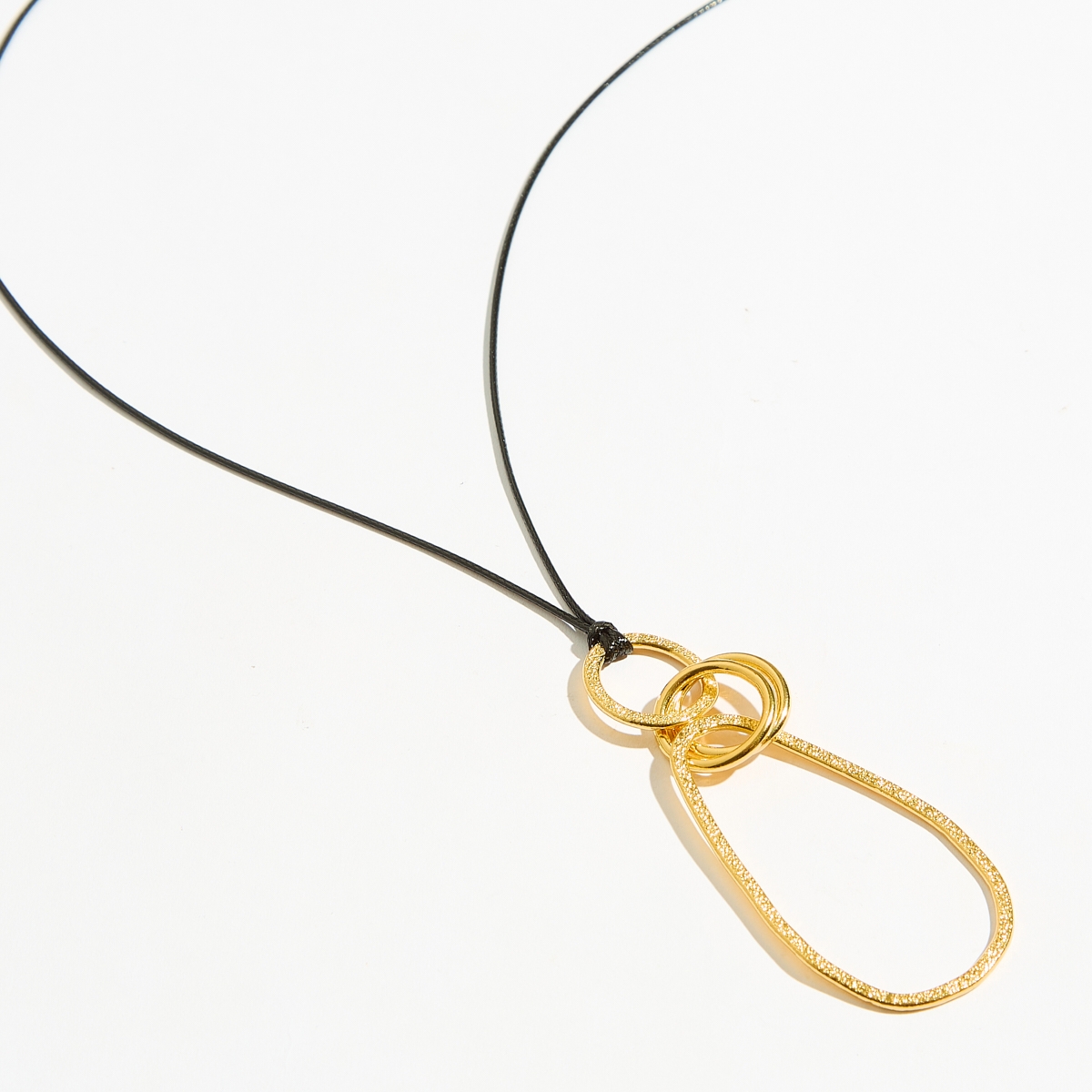 Alternative view of 5662A Metal dance cord pendant Χρυσό