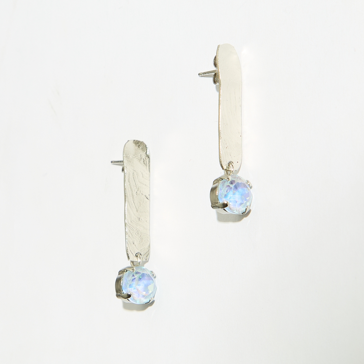Alternative view of 5688F Colourful crystal earrings Σιέλ
