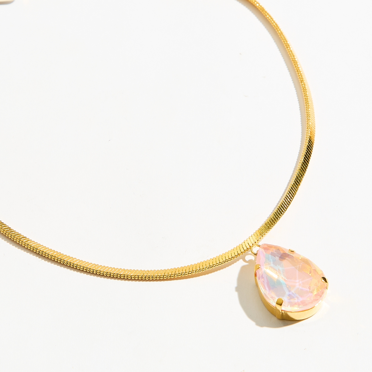 Alternative view of 5683A Aurora big crystal drop pendant Light