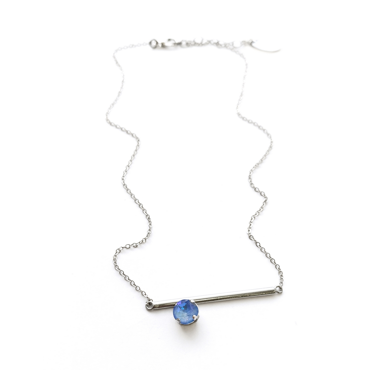 5532A Colorful frame small necklace Catherine bijoux Σιέλ