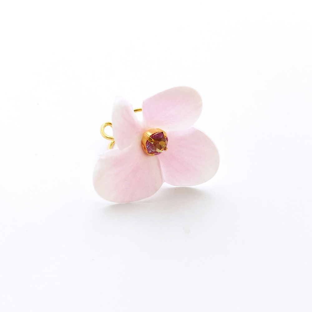 Alternative view of 5626D Primrose and crystals ring Ροζ