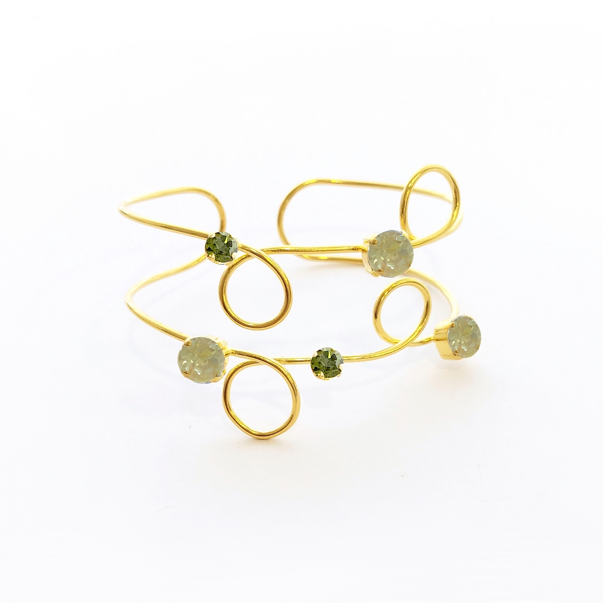 5558E Luna twist bracelet Catherine bijoux Light