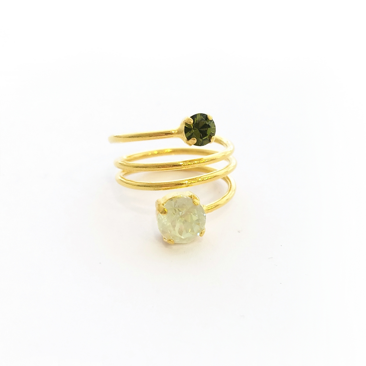 5561D Luna twist ring Catherine bijoux Light