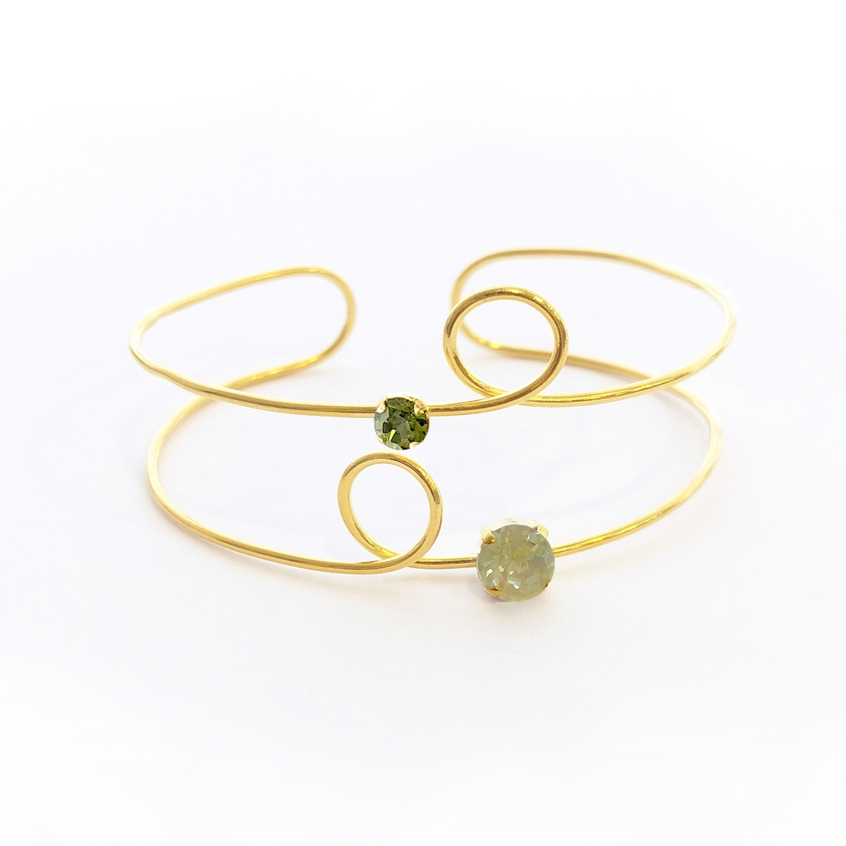 Alternative view of 5561E Luna twist bracelet Catherine bijoux Light