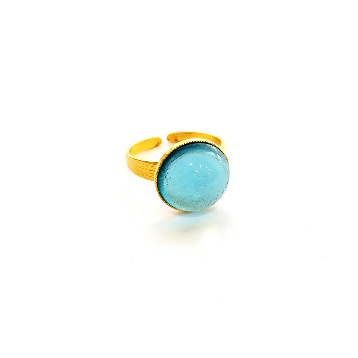 5723D Moonlight small χειροποίητο δαχτυλιδι Catherine bijoux Τυρκουάζ