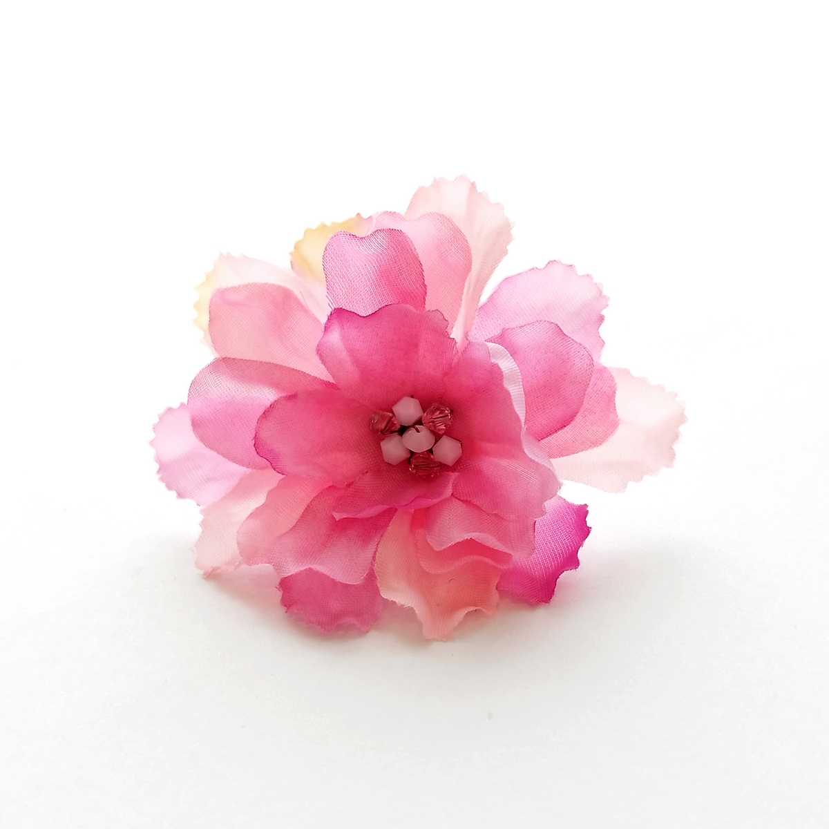 Alternative view of 5727D Pink orchid ring Catherine bijoux Ροζ