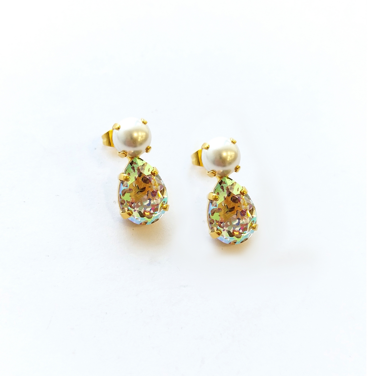 Alternative view of 5708F Soft glow earrings Χρυσό